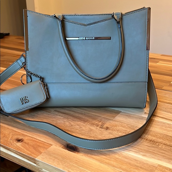 Steve Madden Green Tote Bag‎ Elegant Structured Design - Picture 1 of 10
